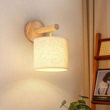 Carica l'immagine nel visualizzatore di Gallery, Applique da Parete Interno Vintage, Lampada da Muro Legno Industriale Retrò Interni E14, Applique Parete Rustici Nordic 