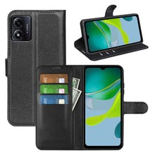 Carica l'immagine nel visualizzatore di Gallery, Cover per Motorola Moto E13, Custodia a Libro Portafoglio in Pelle PU e Silione Morbido con Porta Carte, Magnetica e Sup