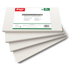 Carica l'immagine nel visualizzatore di Gallery, ATHLON TOOLS 4x MaxProtect Protettore per pareti di garage, 40 x 20 x 2,0 cm ciascuno, Protettore per porte di auto, autoadesivo, impermeabile (Bianco)