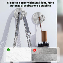 Carica l'immagine nel visualizzatore di Gallery, 4 pezzi gancio a ventosa per cucina e bagno, riutilizzabile porta asciugamano a ventosa, senza forcella, ganci da parete
