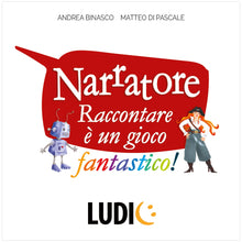 Carica l&#39;immagine nel visualizzatore di Gallery, Ludic Narratore Raccontare È Un Gioco Fantastico It27422 Gioco Di Società Per La Famiglia Per 2-6 Giocatori Made In Italy