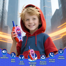 Carica l'immagine nel visualizzatore di Gallery, Mirthigig Walkie Talkie Bambini, Ragnatela con Luci e Occhi Lampeggianti, Giocattolo Gioco Bambino 3 4 5 6 7 8 10 11 Anni, Giocattoli Giochi Bambini 3-12 Anni, Natale Regalo Bimbo 3-12 Anni Maschio