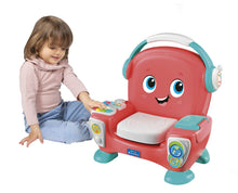 Carica l'immagine nel visualizzatore di Gallery, Baby Clementoni - Poltroncina Canta Suona e Balla, Poltrona Interattiva Parlante Bambini 12-36 Mesi, Gioco Educativo con Luci e Canzoni, Stimola Sviluppo Cognitivo e Motorio, Lingua Italiana, 17754