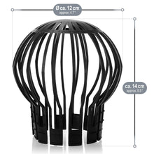 Carica l'immagine nel visualizzatore di Gallery, com-four® 2X Parafoglie per Pluviali 5–11 cm Ø - Filtro