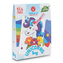 Carica l&#39;immagine nel visualizzatore di Gallery, Sabbiarelli Sand-it For Fun - Bag Unicorns - Set Lavoretti Creativi: Colora con la Sabbia gli unicorni, 12 colori, Regalino di Compleanno Bambini Anni 5+