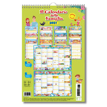 Carica l'immagine nel visualizzatore di Gallery, EURO PUBLISHING: Calendario della Famiglia Agenda 2027 29x44cm
