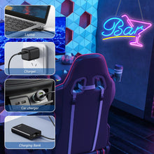 Carica l'immagine nel visualizzatore di Gallery, Targa da bar illuminata, targa al neon a LED, targa personalizzata, targa al neon cocktail, USB, rosa blu, targa al neon
