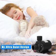 Carica l'immagine nel visualizzatore di Gallery, Portatile Mini Pompa Acqua, Pompa Acqua DC 12V 800L/H 5M Pompa Sommersa