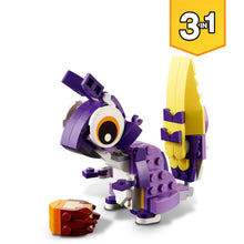 Carica l&#39;immagine nel visualizzatore di Gallery, LEGO Creator 3 in 1 Creature della Foresta Fantasy, Set con Animali Giocattolo da Costruire tra cui Gufo, Coniglio, Cervo, RIccio e Scoiattolo, Giochi per Bambini e Bambine da 7 Anni in su 31125