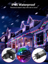 Carica l'immagine nel visualizzatore di Gallery, ARKOCHIC 35M Luci Albero di Natale, 300 LED Luci Natalizie da Esterno ed Interno, 8 Modalità con e Telecomando Lampade di Natale per Giardino, Balcone, Casa, Festa (Multicolore)