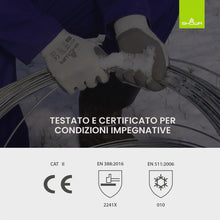 Carica l'immagine nel visualizzatore di Gallery, SHOWA 451, Rivestimento in Lattice, Freddo, Grigio / grigio scuro, 8/M