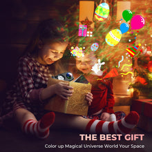 Carica l'immagine nel visualizzatore di Gallery, Proiettore di Natale luci per esterni IP44 impermeabile, 15 W luminoso HD Ocean Wave Effect, 12 diapositive 96 nessuna dissolvenza immagini luce per regalo Halloween, Natale proiettore LED decorazione