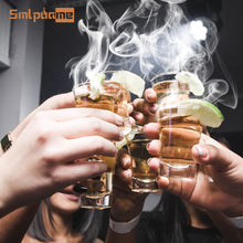 Carica l'immagine nel visualizzatore di Gallery, Kit per affumicatore per cocktail con torcia, kit per affumicatore Bourbon vecchio stile con quattro tipi di trucioli di