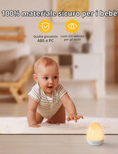 Carica l'immagine nel visualizzatore di Gallery, MediAcous Luce Notturna Uovo, Dimmerabile con Timer 1H e Touch