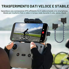Carica l'immagine nel visualizzatore di Gallery, 15 cm Cavo USB-C a USB-C OTG per Telecomando Drone DJI