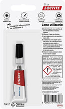 Carica l'immagine nel visualizzatore di Gallery, Loctite Scollatutto, Rimuovi colla in tubetto per tutte le superfici, Rimuove qualsiasi colla cianoacrilica, colla gel, colla trasparente, Rimuovi etichette e residui adesivi, 1x5g