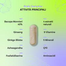 Carica l'immagine nel visualizzatore di Gallery, Nootropico Brain Complex - Memoria e Concentrazione