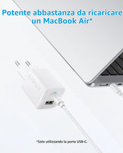Carica l'immagine nel visualizzatore di Gallery, Anker Caricatore iPhone USB C 323 (33W), Compatto, con 2 Porte per iPhone