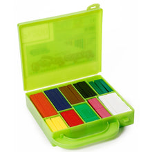Carica l&#39;immagine nel visualizzatore di Gallery, Italveneta Didattica - Valigetta Regoli Euro 200 per Apprendimento Matematico, Diverse Dimensioni e Colori, Materiale Atossico, Adatto per Bambini dai 5 anni, Fabbricato in Italia