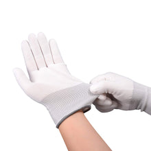 Carica l'immagine nel visualizzatore di Gallery, Ehdis 6 paia Nylon Guanti di montaggio antiscivolo senza cuciture, Guanti da lavoro per riparazioni, industria automobil