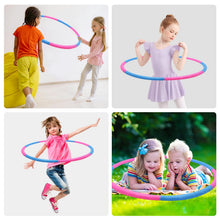 Carica l'immagine nel visualizzatore di Gallery, Hula Fitness Hoop per Bambini con 8 Parti, Diametro 70cm, 200g Portatile in Plastica Regolabile e Rimovibile, Hula Reife
