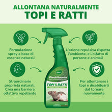 Carica l'immagine nel visualizzatore di Gallery, Gardemia Disabituante Anti Topi e Ratti 750ml Spray Azione Naturale Barriera Vegetale Disabitua Roditori Interni Esterni