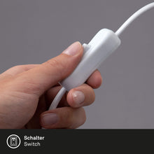 Carica l'immagine nel visualizzatore di Gallery, Briloner Leuchten - luce a pinza, lampada a pinza, 1x E14, max. 8 watt, con cavo con interruttore incluso, testina spot 