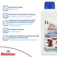 Carica l'immagine nel visualizzatore di Gallery, Decalcificante, Rhutten, Casa Linda, Macchine Caffè, Ferri da Stiro, Bollitori, 250ml