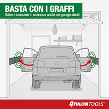 Carica l'immagine nel visualizzatore di Gallery, ATHLON TOOLS 2 Protezioni delle pareti del Garage FlexProtect, Lunghe 2 m ciascuna, Protezione Estremamente Spessa per Il Bordo della portiera di autovetture, autoadesiva, Idrorepellente