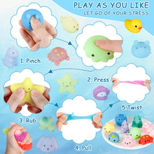Carica l'immagine nel visualizzatore di Gallery, Purpledi Squeeze Toys Squishy Giocattoli 50 pezzi per Feste per Bambini, Giocattoli Antistress da Spremere Morbidi , Regalo di Natale,Regalini Fine Festa Compleanno
