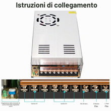 Carica l'immagine nel visualizzatore di Gallery, Alimentatore 12V 30A 360W Switching Power Supply Trasformatore Convertitore AC 220V alimentatore Adattatore per stampant