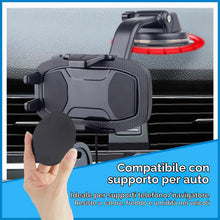 Carica l'immagine nel visualizzatore di Gallery, 2 pezzi Piastre di fissaggio adesive per cruscotto, 80 mm Ventosa autoadesiva Piastra adattatore, Adatto per supporto di