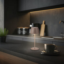 Carica l'immagine nel visualizzatore di Gallery, Briloner - Mini lampada da tavolo senza fili, IP44, touch, lampada da comodino, lampada scrivania, lampada LED, lampada 