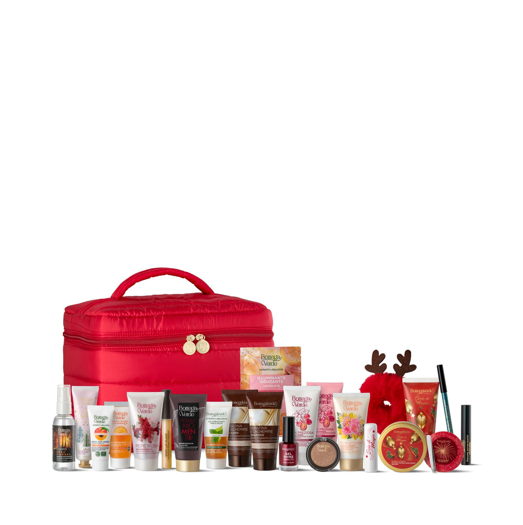 Bottega Verde - Calendario Avvento Beauty, Maxi Beauty con 24 Sorprese Skincare, Make-Up e Cura Corpo, Idea Regalo