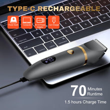 Carica l'immagine nel visualizzatore di Gallery, Scttomon Body Trimmer per gli uomini, Ball Pubic Hair Trimmer, Body Foil Rasoio Rasoio Naso Ear Impermeabile Wet/Dry Gro