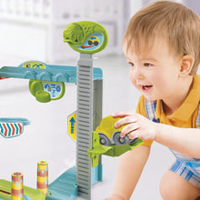 Carica l&#39;immagine nel visualizzatore di Gallery, Baby Clementoni - Fun Garage Baby Track, Box e Pista Macchinine per Bambini 18+ Mesi, con 1 Macchinina, Gioco Prima Infanzia Made in Italy, Linea Play For Future, Stimola Manualità e Curiosità, 17404