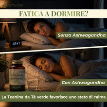 Carica l'immagine nel visualizzatore di Gallery, Ashwagandha Ksm-66 e Tè Verde per Stress e Fame nervosa 6 mesi di fornitura