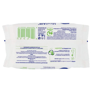 NIVEA MicellAir® Skin Breathe Salviettine Struccanti 25 pezzi, Salviette struccanti per tutti i tipi di make-up, Salviettine viso delicate in tessuto 100% naturale