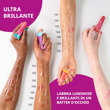 Carica l'immagine nel visualizzatore di Gallery, essence JUICY BOMB lucidalabbra brillante idratante finish lucido (10 ml)