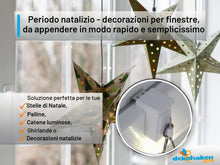 Carica l'immagine nel visualizzatore di Gallery, dekondo - 20 ganci per finestre, ganci decorativi per la decorazione delle finestre, campo di serraggio: 10-27 mm univer