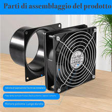 Carica l'immagine nel visualizzatore di Gallery, Joycabin Ventilatore Tubolare, 100 mm, Ventilatore di Scarico, Ventilatore Tubolare con Regolatore di Velocità, Resisten