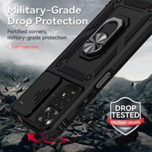 Carica l'immagine nel visualizzatore di Gallery, Cover per Xiaomi Redmi Note 11S 4G/Redmi Note 11 4G e 2 Vetro Temperato Custodia con Scorrevole Protezione Fotocamera Cu