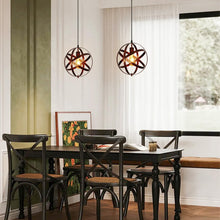 Carica l'immagine nel visualizzatore di Gallery, DELIPOP Lampadario a Sospensione E27, Vintage Lampada da Soffitto Globo