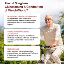 Carica l'immagine nel visualizzatore di Gallery, Glucosamina Condroitina MSM, Acido Ialuronico, Vit C e Curcuma, 6 Mesi, Glucosamina Complex, La Vitamina C Contribuisce alla Normale Formazione del Collagene per la Normale Funzione delle Ossa (EFSA)