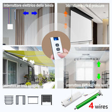 Carica l'immagine nel visualizzatore di Gallery, Interruttore Tapparelle Con Telecomando RF, Modulo Per Persiane Elettriche Senza Fili Telecomando Per Tapparelle Elettri