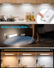 Carica l'immagine nel visualizzatore di Gallery, 6000K Luce LED Sottopensile Cucina - Luci Sensore Batteria Armadio Lampada