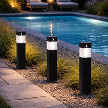 Carica l'immagine nel visualizzatore di Gallery, BEPER P207ILO030 Set 3 Lampade Solari Segnapassi da Giardino, Luci Solari LED da Esterno con Picchetto, Accensione Autom