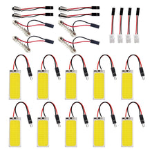 Carica l'immagine nel visualizzatore di Gallery, 10 Pezzi White 300 Lums COB 36SMD LED Luce con 12 Adattatore Festone