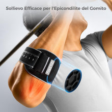 Carica l'immagine nel visualizzatore di Gallery, FREETOO Tutore Epicondilite Gomito Sinistra e Destro per Tennista, Nero