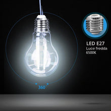 Carica l'immagine nel visualizzatore di Gallery, 12V LED E27 Lampadina a Vite,6W Bassa Tensione Bianca Fredda 5000K,A60 6W E27 Lampadine AC/DC 12-24V Retrò E27 Luci LED 